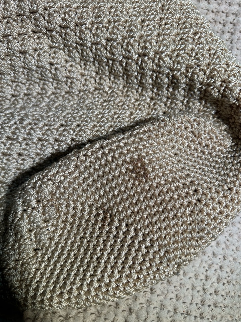 The Sak Natural Crochet Hobo Shoulder Bag - Picture 3 of 7